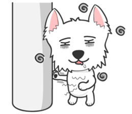 I LOVE West Highland White Terrier part4 sticker #6532295