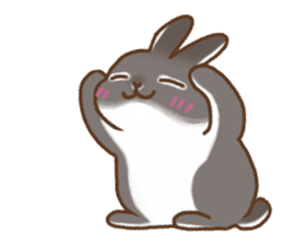 japanese bunny sticker (silent ver.) sticker #6532345