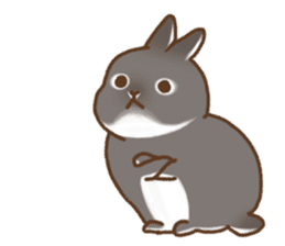 japanese bunny sticker (silent ver.) sticker #6532351