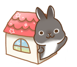 japanese bunny sticker (silent ver.) sticker #6532355