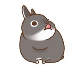 japanese bunny sticker (silent ver.) sticker #6532381