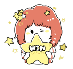 Girl also likes baseball sticker #6532796