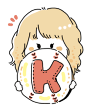 Girl also likes baseball sticker #6532814