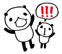 The child who can do when doing anpanda3 sticker #6533266