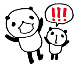 The child who can do when doing anpanda3 sticker #6533266