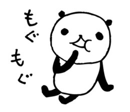 The child who can do when doing anpanda3 sticker #6533279