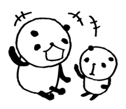 The child who can do when doing anpanda3 sticker #6533281