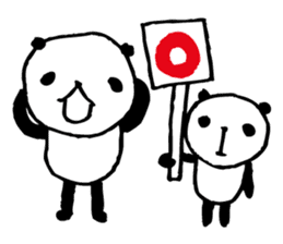 The child who can do when doing anpanda3 sticker #6533284