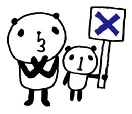 The child who can do when doing anpanda3 sticker #6533285