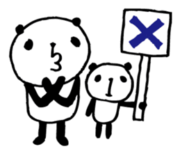 The child who can do when doing anpanda3 sticker #6533285