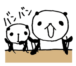 The child who can do when doing anpanda3 sticker #6533286