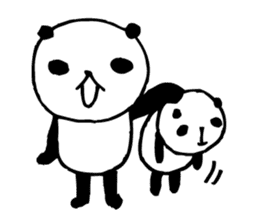 The child who can do when doing anpanda3 sticker #6533293