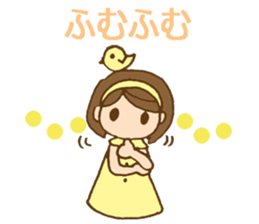 Headbanded girl's daily stickers sticker #6533307