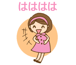 Headbanded girl's daily stickers sticker #6533318