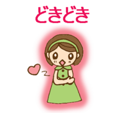 Headbanded girl's daily stickers sticker #6533324