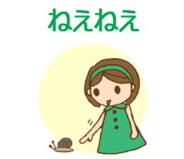 Headbanded girl's daily stickers sticker #6533326