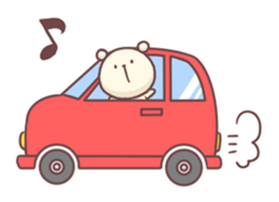 Laid-back BEAR In Summer sticker #6533625