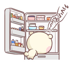 Laid-back BEAR In Summer sticker #6533647