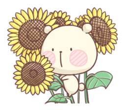 Laid-back BEAR In Summer sticker #6533652