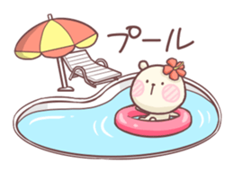 Laid-back BEAR In Summer sticker #6533653