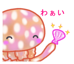 Feeling of the jellyfish sticker #6533888