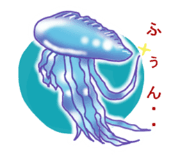 Feeling of the jellyfish sticker #6533891