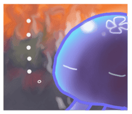 Feeling of the jellyfish sticker #6533899
