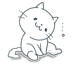 Lackadaisical cat. sticker #6534474