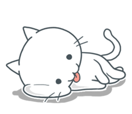 Lackadaisical cat. sticker #6534476