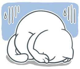 Lackadaisical cat. sticker #6534498