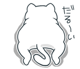 Lackadaisical cat. sticker #6534500