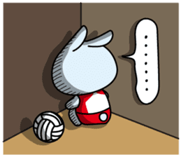 Well use Volleyball Sticker sticker #6534612