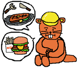 Building industry beaver sticker #6534727