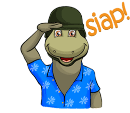 Riko si komodo sticker #6535191