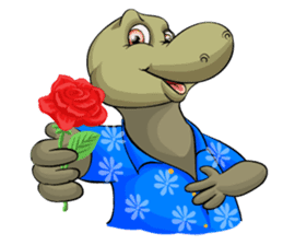 Riko si komodo sticker #6535208