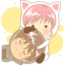Love couple pack : sweet romance 2 sticker #6535235