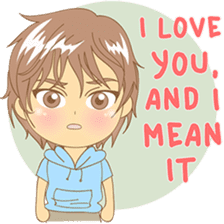 Love couple pack : sweet romance 2 sticker #6535245