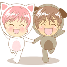 Love couple pack : sweet romance 2 sticker #6535248