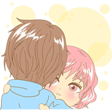 Love couple pack : sweet romance 2 sticker #6535255