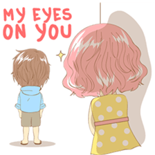 Love couple pack : sweet romance 2 sticker #6535260