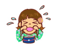 kimono life sticker #6535511