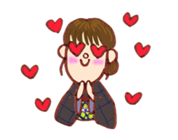 kimono life sticker #6535530