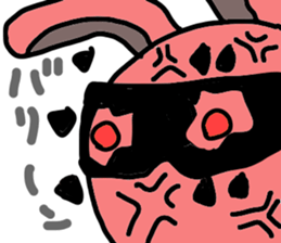 rabbit is wearing sunglasses sticker #6536161