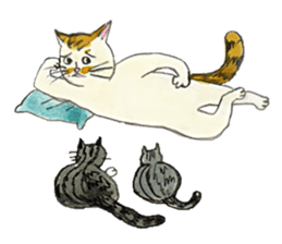 3 CATS CLUB sticker #6536588