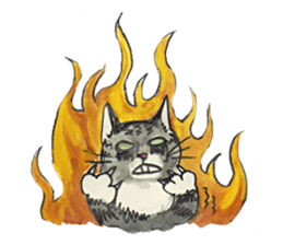 3 CATS CLUB sticker #6536619