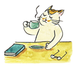 3 CATS CLUB sticker #6536622