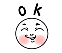 Only round face sticker #6536811