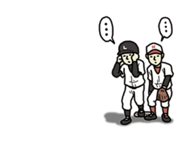 Runner's lead sticker sticker #6537123