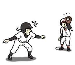 Runner's lead sticker sticker #6537141