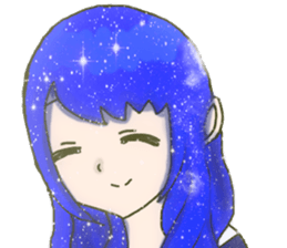 a girl's Sticker2 sticker #6538391